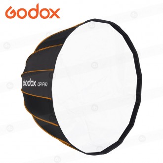 Softbox Parabólico Godox QR-P120 de Armado Rápido - 120cm